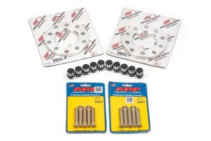 Chevrolet Corvette Wheel Spacer Kit - Front - BMR Suspension - 0.50in Wide M12 Studs Shank Lugs - Black - `14-`19